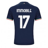 Lazio Ciro Immobile #17 Fotballklær Bortedrakt 2023-24 Kortermet